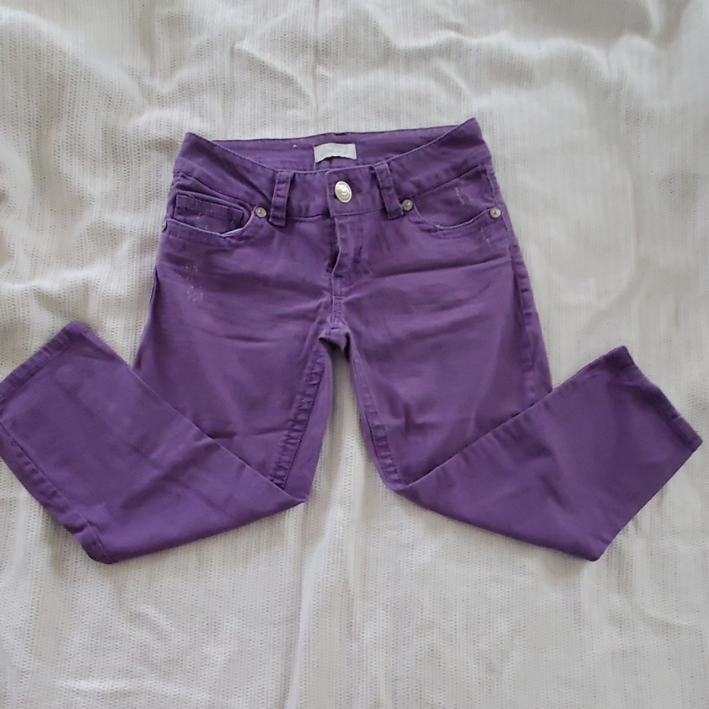 Purple capris